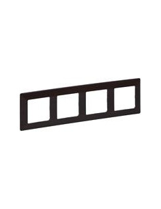 Legrand Рамка 4х цвят Тъмно дърво Valena Life - 754174 - Цена | LEDs4economy