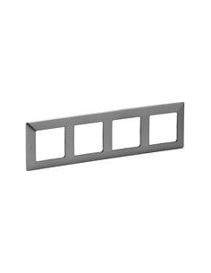 Legrand Рамка 4х цвят Инокс Valena Life - 754154 - Цена | LEDs4economy