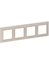 Legrand Рамка 4х цвят Крем със злато Valena Life - 754064 - Цена | LEDs4economy