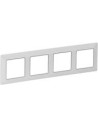 Legrand Рамка 4х цвят Бяла с хром Valena Life - 754034 - Цена | LEDs4economy
