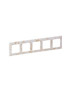 Legrand Рамка 5х цвят Бял флорал Valena Life /до изчерпване/ - 754105 - Цена | LEDs4economy