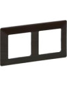 Legrand Рамка 2х цвят Тъмно дърво Valena Life - 754172 - Цена | LEDs4economy