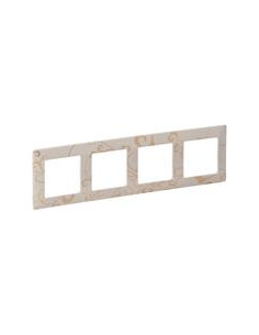 Legrand Рамка 4х цвят Крем флорал Valena Life /до изчерпване/ - 754114 - Цена | LEDs4economy