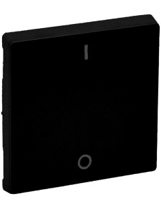 Legrand Лицев панел за двуполюсен ключ 1/0 цвят Черен Valena Life - 756122 - Цена | LEDs4economy
