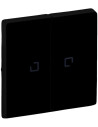Legrand Лицев панел за сериен ключ/бутон с индикация цвят Черен Valena Life - 756222 - Цена | LEDs4economy