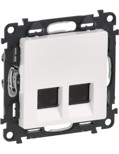 Legrand Розетка 2xRJ45 cat.6 STP цвят бял Valena Life - 753147 - Цена | LEDs4economy