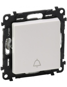 Legrand Бутон NO/NC със символ звънец цвят бял Valena Life - 752115 - Цена | LEDs4economy