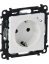 Legrand Контакт ШУКО 2P+E 16A + USB тип C 1.5A 7.5W цвят Бял Valena Life - 753135 - Цена | LEDs4economy