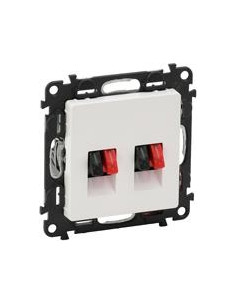 Legrand Розетка за тонколони двойна цвят бял Valena Life - 753178 - Цена | LEDs4economy
