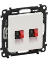 Legrand Розетка за тонколони двойна цвят бял Valena Life - 753178 - Цена | LEDs4economy
