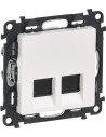 Legrand Розетка 2xRJ45 cat.6 UTP цвят бял Valena Life - 753143 - Цена | LEDs4economy