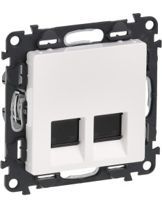 Legrand Розетка 2xRJ45 cat.5e FTP цвят бял Valena Life - 753154 - Цена | LEDs4economy