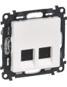Legrand Розетка 2xRJ45 cat.5e FTP цвят бял Valena Life - 753154 - Цена | LEDs4economy