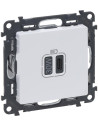 Legrand Розетка USB за зареждане тип C Power Delivery 30W цвят Бял Valena Life - 753155 - Цена | LEDs4economy