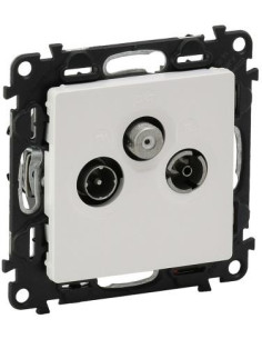 Legrand Розетка TV+R+SAT 1.5dB цвят бял Valena Life - 753152 - Цена | LEDs4economy
