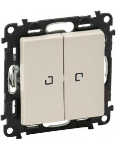 Legrand Сериен девиаторен ключ с индикация 0.15мА LED цвят крем Valena Life - 752209 - Цена | LEDs4economy