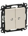 Legrand Сериен девиаторен ключ с индикация 0.15мА LED цвят крем Valena Life - 752209 - Цена | LEDs4economy