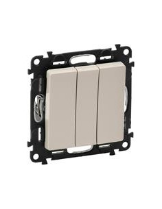 Legrand Троен ключ цвят крем Valena Life - 752203 - Цена | LEDs4economy