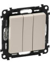 Legrand Троен ключ цвят крем Valena Life - 752203 - Цена | LEDs4economy