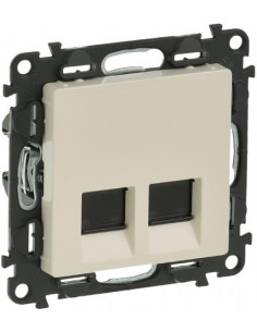 Legrand Розетка 2xRJ45 cat.6 STP цвят крем Valena Life - 753247 - Цена | LEDs4economy