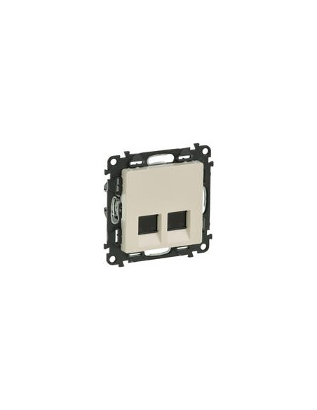 Legrand Розетка 2xRJ45 cat.5e UTP цвят крем Valena Life  - 753241