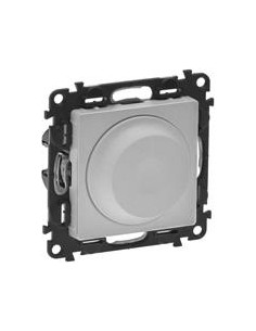Legrand Димер ротативен R5-300W L5-300VA LED5-75W цвят алуминий Valena Life - 752360 - Цена | LEDs4economy
