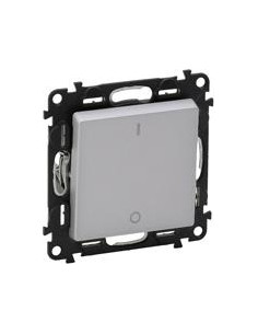Legrand Двуполюсен ключ цвят Алуминий Valena Life - 752302 - Цена | LEDs4economy