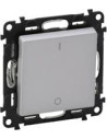 Legrand Двуполюсен ключ цвят Алуминий Valena Life - 752302 - Цена | LEDs4economy