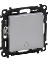 Legrand Бутон NO/NC със символ звънец цвят алуминий Valena Life - 752315 - Цена | LEDs4economy