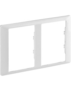 Legrand Рамка 2х двоен контакт цвят Бял Valena Life - 754222 - Цена | LEDs4economy