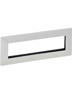 Legrand Рамка комплект с носеща за 8 модула Mosaic цвят Бял Valena Life - 752145 - Цена | LEDs4economy