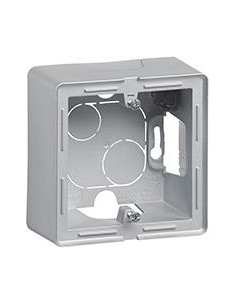 Legrand Единична конзола открит монтаж цвят алуминий Valena Life - 754211 - Цена | LEDs4economy