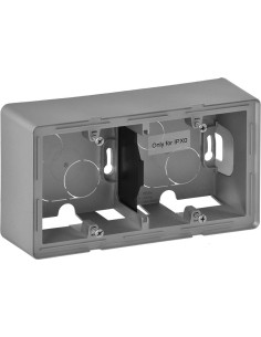 Legrand Двойна конзола открит монтаж цвят алуминий Valena Life - 754212 - Цена | LEDs4economy