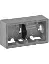Legrand Двойна конзола открит монтаж цвят алуминий Valena Life - 754212 - Цена | LEDs4economy
