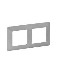 Legrand Рамка 2х цвят Алуминий Valena Life - 754132 - Цена | LEDs4economy