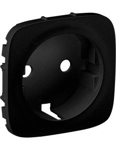Legrand Лицев панел за контакт шуко с детска защита цвят Черен Valena Allure - 755208 - Цена | LEDs4economy