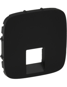 Legrand Лицев панел за единична RJ45/RJ11 розетка цвят Черен Valena Allure - 755418 - Цена | LEDs4economy