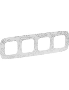 Legrand Рамка 4х цвят Нарцис хром Valena Allure - 754344 - Цена | LEDs4economy