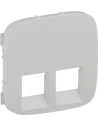 Legrand Лицев панел за двойна 2xRJ45/RJ11 розетка цвят Бял Valena Allure - 755425 - Цена | LEDs4economy