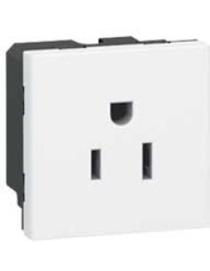 Legrand Контакт US стандарт 2P+E 15 A, 2 мод. цвят бял Mosaic - 077504 - Цена | LEDs4economy
