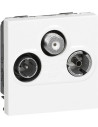Legrand Розетка TV+R+SAT 2 мод. цвят бял Mosaic - 078786 - Цена | LEDs4economy
