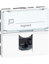 Legrand Розетка RJ45 cat.5e UTP 2 мод. цвят бял Mosaic - 076554 - Цена | LEDs4economy