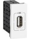 Legrand Розетка USB за зареждане тип А 1.1A 5.5W 1 мод. цвят Бял Mosaic - 077591 - Цена | LEDs4economy