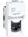 Legrand Розетка RJ45 STP cat.6 1 мод. цвят бял Mosaic - 076563 - Цена | LEDs4economy