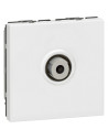 Legrand Розетка TV тип F-конектор 1dB 2 мод. цвят бял Mosaic - 078780 - Цена | LEDs4economy