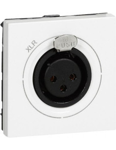 Legrand Розетка XLR 3 пина Female цвят бял Mosaic - 078755 - Цена | LEDs4economy