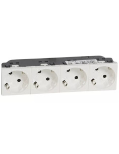 Legrand Контакт ШУКО ЧЕТВОРЕН 45° 16A 8 мод. цвят бял Mosaic - 077254 - Цена | LEDs4economy