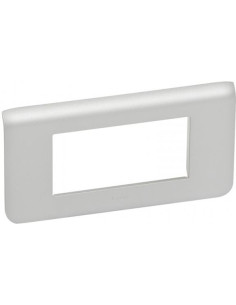 Legrand Лицева рамка 4 мод. цвят алуминий Mosaic /до изчерпване/ - 079314 - Цена | LEDs4economy