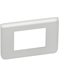 Legrand Лицева рамка 3 мод. цвят алуминий Mosaic /до изчерпване/ - 079303 - Цена | LEDs4economy