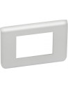 Legrand Лицева рамка 3 мод. цвят алуминий Mosaic /до изчерпване/ - 079303 - Цена | LEDs4economy